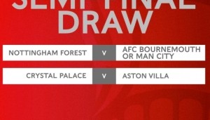 半岛体育APP-足总杯半决赛抽签结果：曼城&amp;伯恩茅斯胜者对森林，水晶宫vs维拉